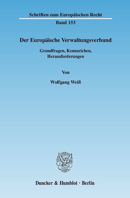 Der Europäische Verwaltungsverbund.