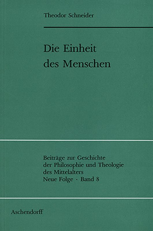 Die Einheit des Menschen
