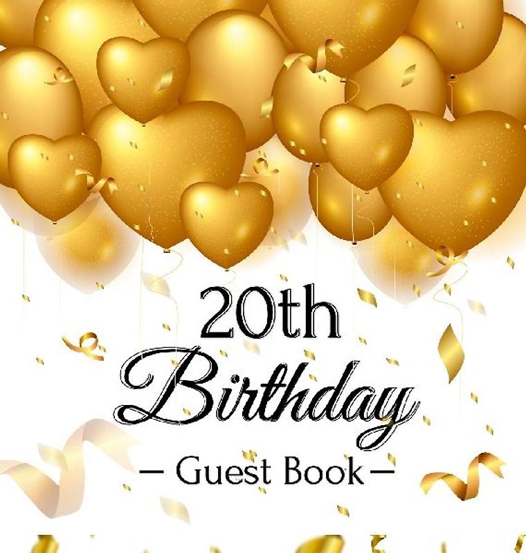 20th Birthday Guest Book