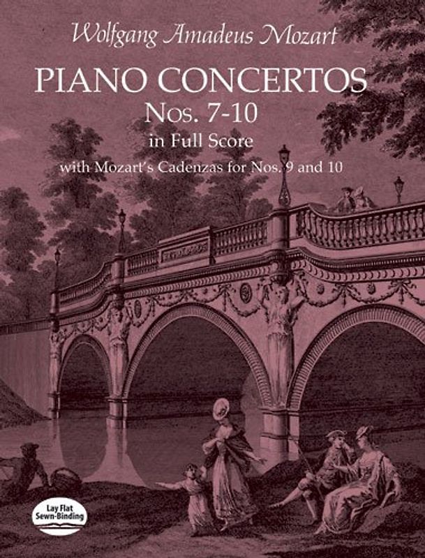 Piano Concertos Nos. 7-10 in Full Score: With Mozart's Cadenzas (Dover Music Scores) - Mozart, Wolfgang Amadeus