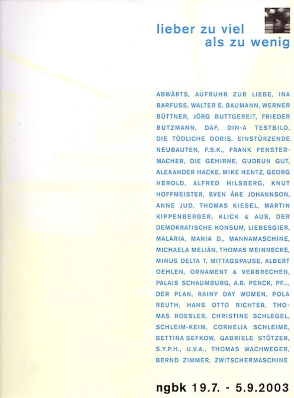 Lieber zu viel als zu wenig