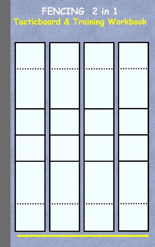 Fencing 2 in 1 Tacticboard and Training Workbook