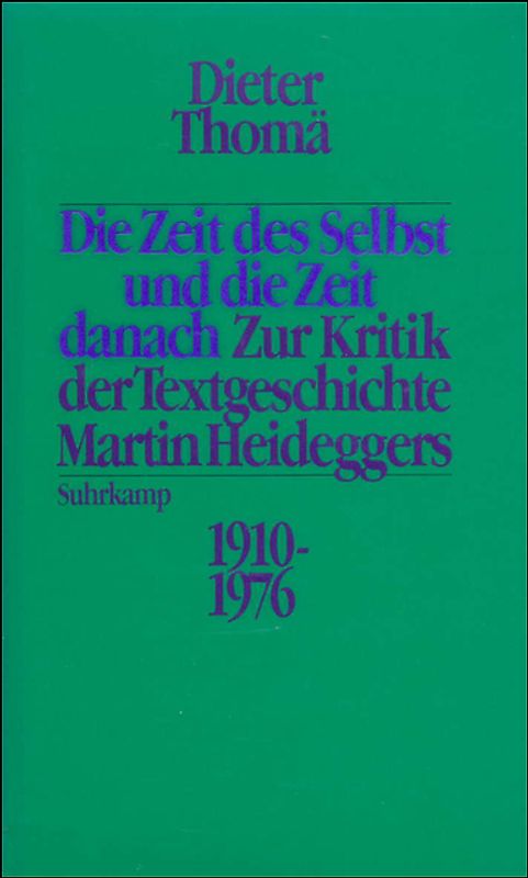 Die Zeit des Selbst und die Zeit danach