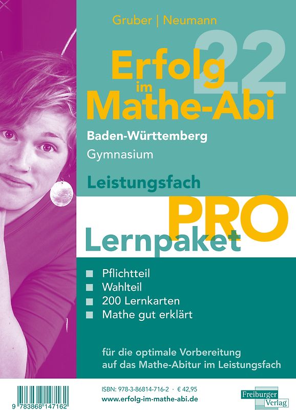 Erfolg im Mathe-Abi 2022 Lernpaket Leistungsfach 'Pro' Baden-Württemberg Gymnasium