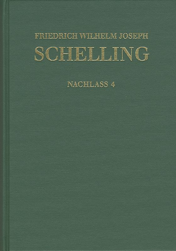 Friedrich Wilhelm Joseph Schelling: Historisch-kritische Ausgabe / Reihe II: Nachlaß. Band 4: Frühe theologische Arbeiten 1792–1793