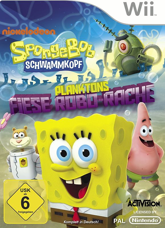 Spongebob Schwammkopf: Planktons Fiese Robo-Rache Nintendo Wii