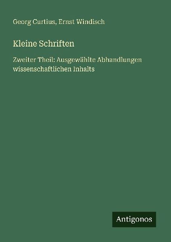 Kleine Schriften