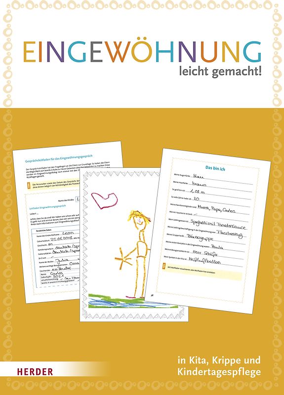 Eingewöhnung leicht gemacht: Leitfaden mit 5x "Mein Eingewöhnungsheft"