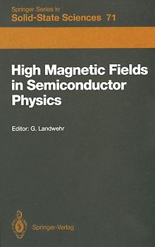 High Magnetic Fields in Semiconductor Physics