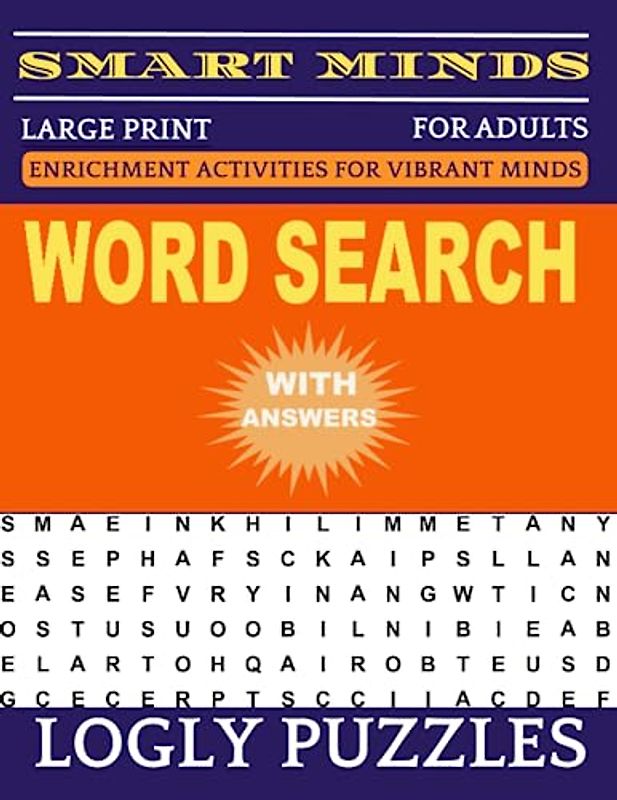 Word Search Book Large Print for Adults: 2400+ words New Fun and Relaxing Puzzles Book for Adults & Seniors with Answers Key