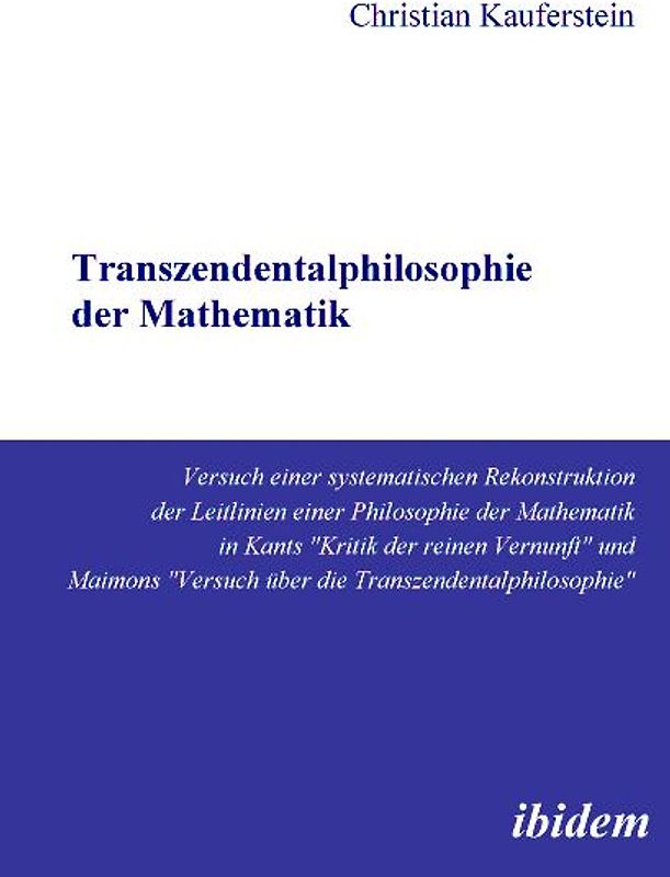 Transzendentalphilosophie der Mathematik