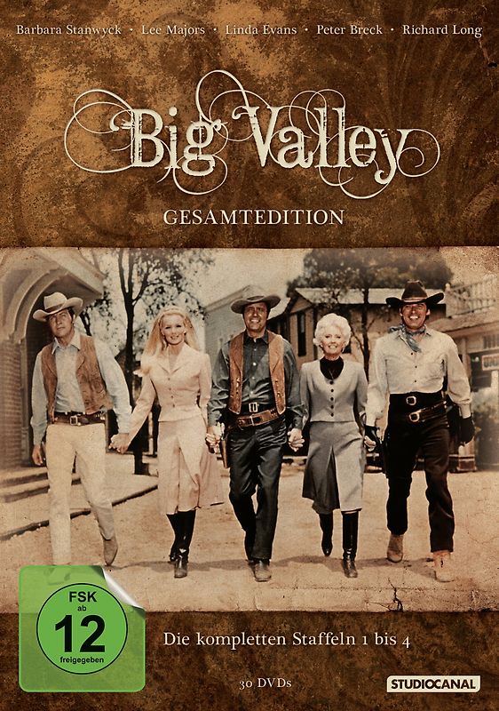 Big Valley - Gesamtedition [30 DVDs] DVD