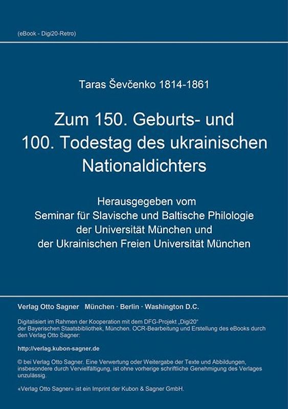 Taras Ševčenko 1814-1861