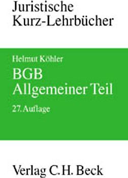 BGB Allgemeiner Teil