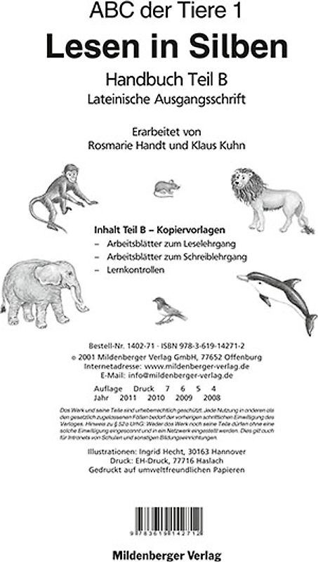 ABC der Tiere / ABC der Tiere 1 – Handbuch Teil B