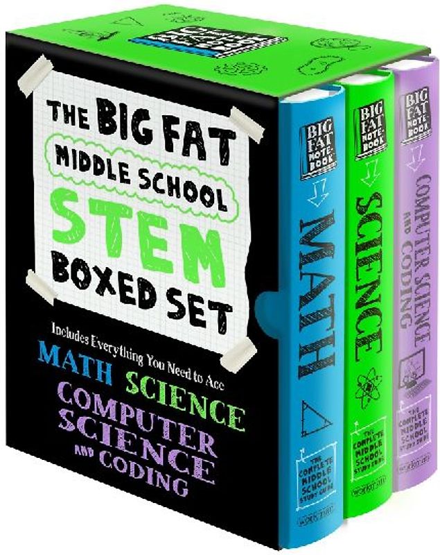 The Big Fat Middle School Stem 3-Book Boxed Set