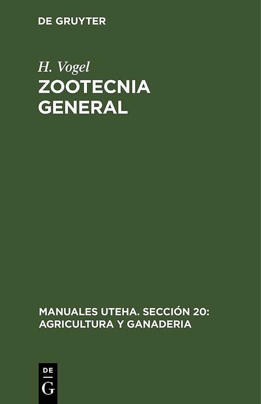Zootecnia General