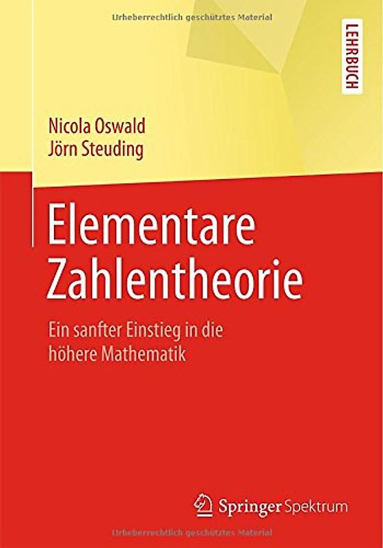 Elementare Zahlentheorie