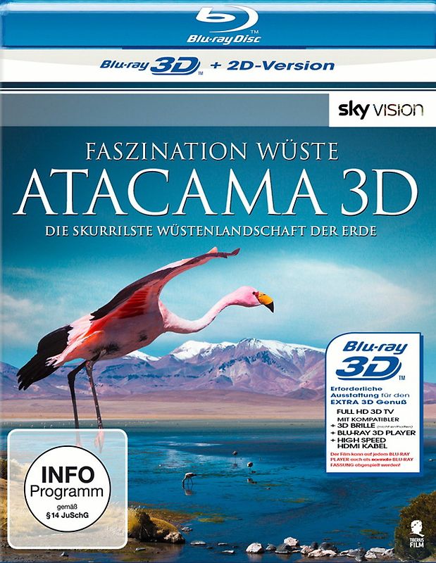 Faszination Wüste - Atacama: Die skurrilste Wüstenlandschaft der Erde 3D [inkl. 2D Version] 3D Blu-ray Disc