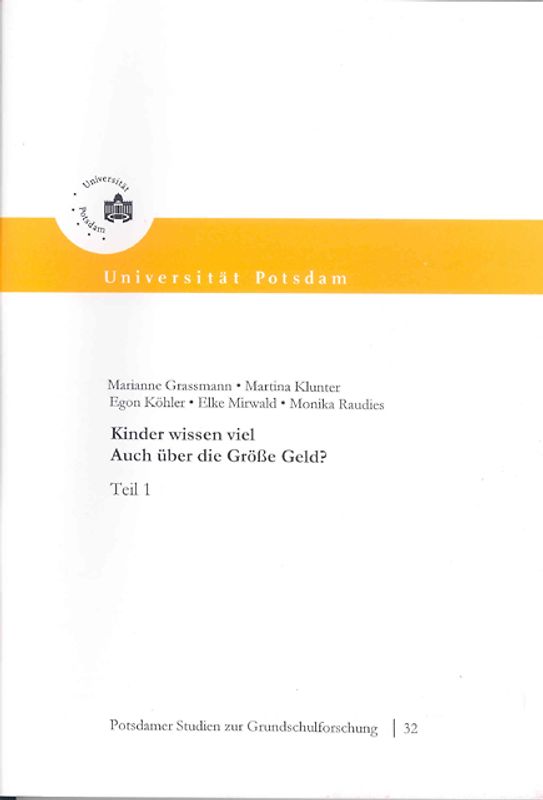 Kinder wissen viel: Auch über die Grösse Geld?