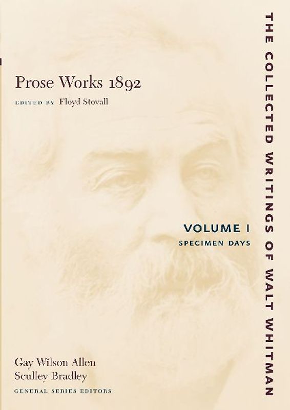 Prose Works 1892: Volume I