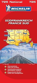 MICHELIN Nationalkarte Frankreich Süd