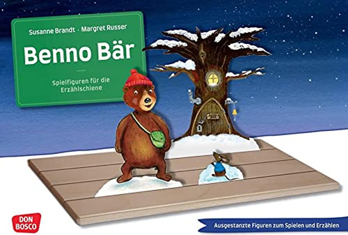 Benno Bär: Ausgestanzte Figuren zum Spielen und Erzählen. Ein modernes Märchen über Freundschaft & Hilfsbereitschaft. Ein Wintermärchen für die ... die Erzählschiene: Bilderbuch-Geschichten)