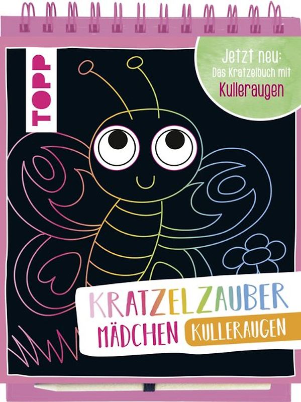 Kratzelzauber Kulleraugen für Mädchen