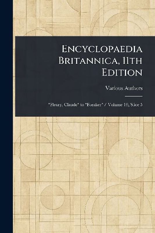 Encyclopaedia Britannica, 11th Edition