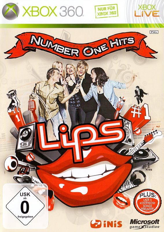 Lips: Number One Hits [Bundle Copy] Xbox 360