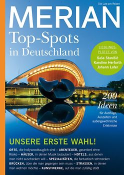 MERIAN Magazin Top-Spots in Deutschland 12/21