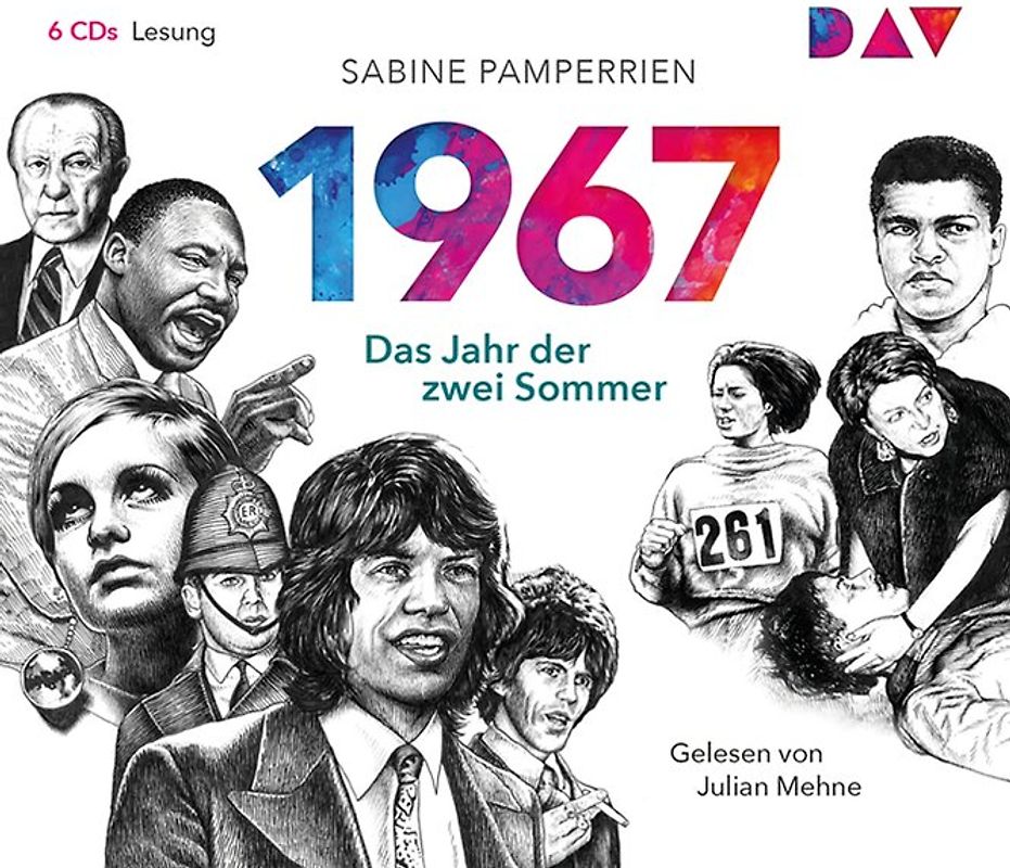1967 - Das Jahr der zwei Sommer. Lesung mit Julian Mehne (6 CDs)