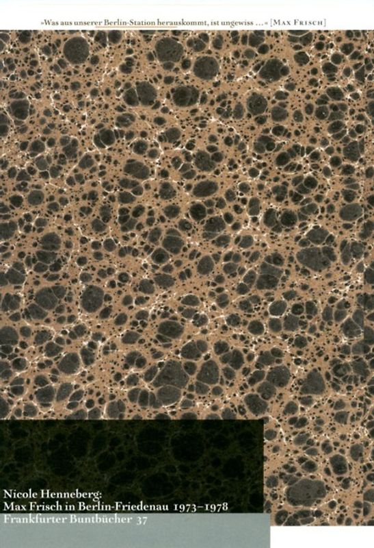 Max Frisch in Berlin-Friedenau 1973-1978