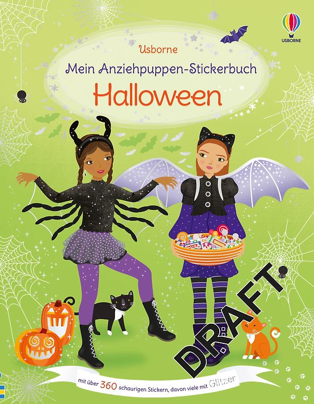 Mein Anziehpuppen-Stickerbuch: Halloween