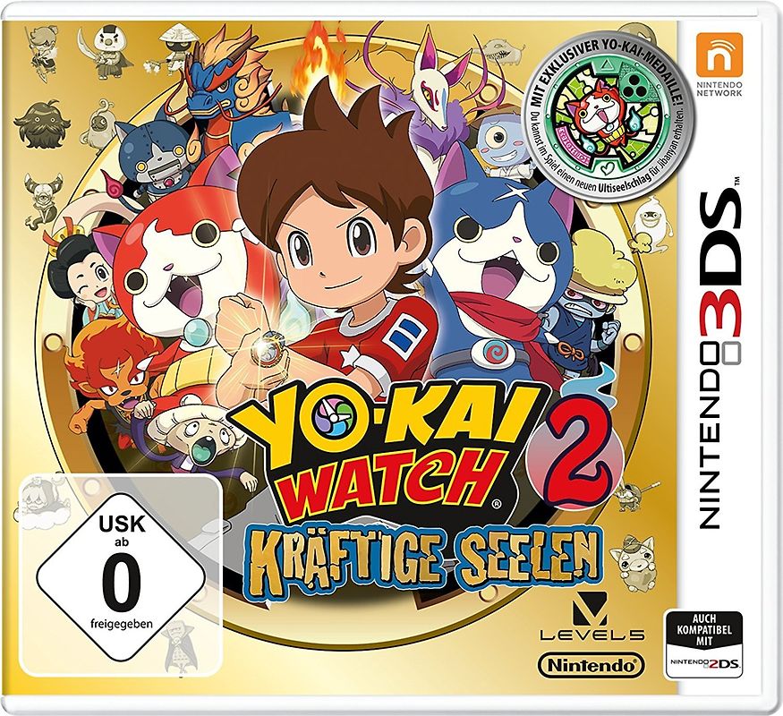 Yo-Kai Watch 2: Kräftige Seelen [inkl. Medaille] Nintendo 3DS