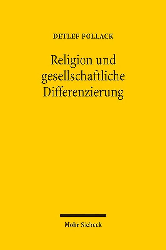 Religion und gesellschaftliche Differenzierung
