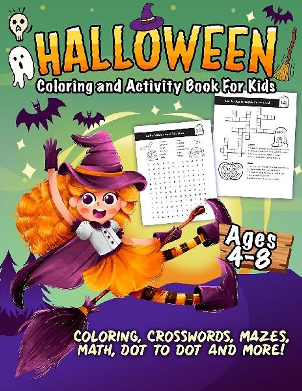Coloring and Activity Book - Halloween Edition