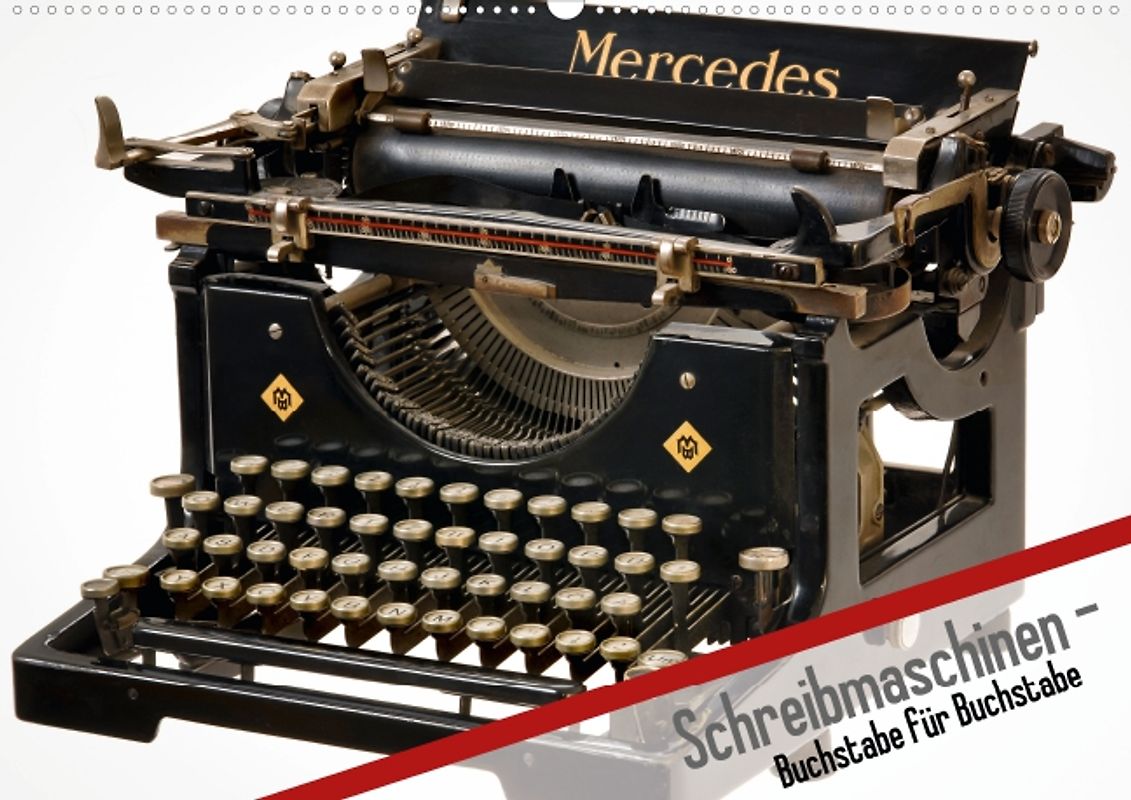 Schreibmaschinen – Buchstabe für Buchstabe (Posterbuch DIN A2 quer)