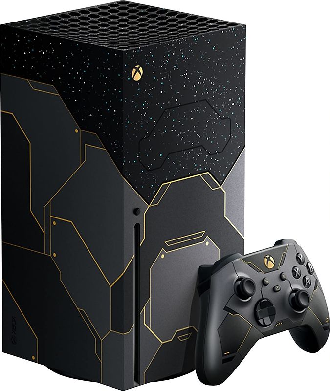 Microsoft Xbox Series X 1 TB [Halo Infinite
edizione limitata, controller wireless incluso, senza gioco] nero