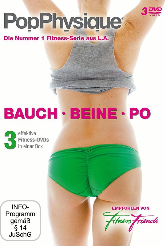 PopPysique - Bauch, Beine, Po [3 Discs] DVD
