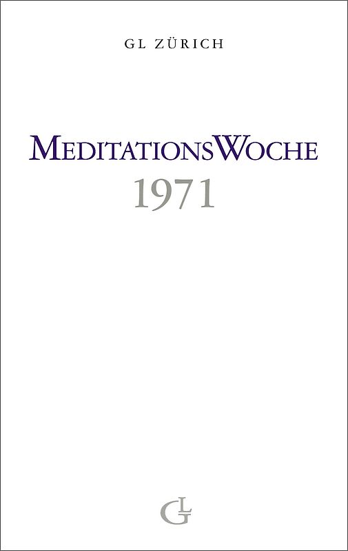 Meditationswoche 1971
