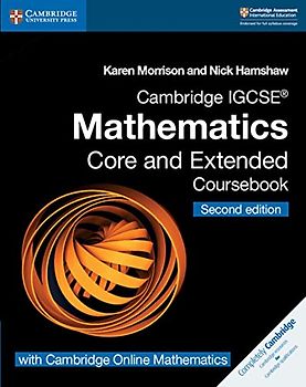 Cambridge IGCSE® Mathematics Coursebook Core and Extended Second Edition with Cambridge Online Mathematics (2 Years) (Cambridge International IGCSE)