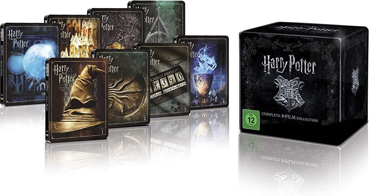 Harry Potter - Complete Collection [Limited Steelbook Edition, 16 Discs] 4K Ultra HD Blu-ray