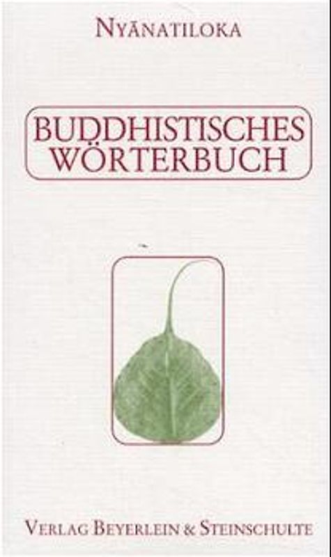 Buddhistisches Wörterbuch