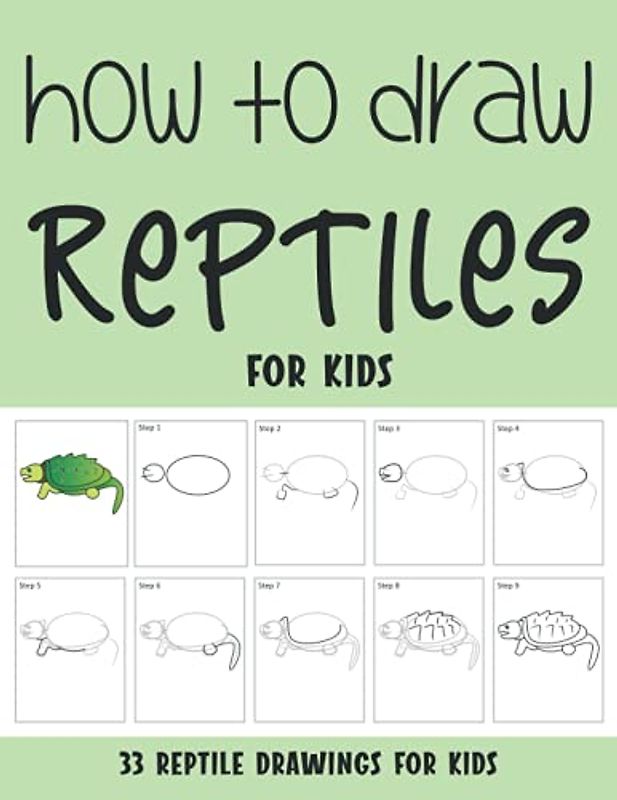 How to Draw Reptiles for Kids