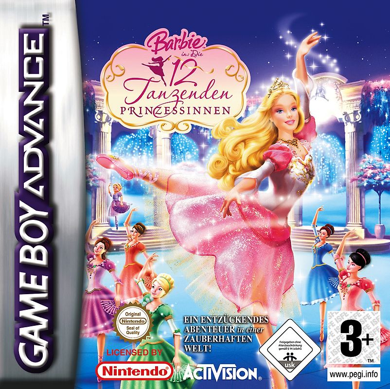 Barbie - 12 tanzende Prinzessinnen (GBA) gebr. Nintendo Game Boy Advance