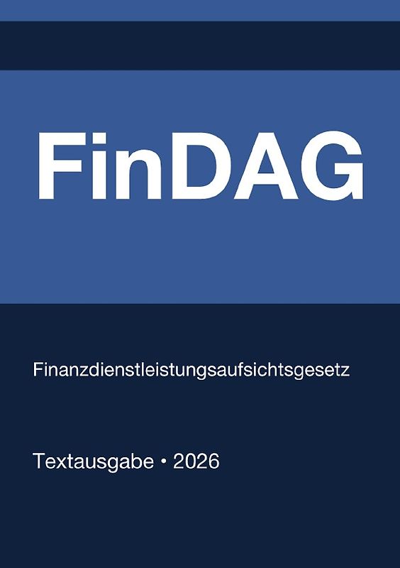FinDAG - Finanzdienstleistungsaufsichtsgesetz (Deutschland) 2026