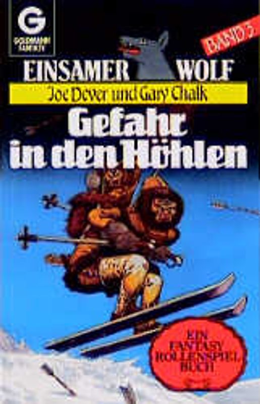 Einsamer Wolf / Gefahr in den Höhlen. Fantasy Rollenspielbücher