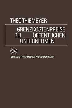 Grenzkostenpreise bei Öffentlichen Unternehmen