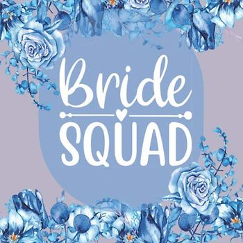 Bride Squad: JGA Erinnerungsalbum mit 50 Seiten für eure Glückwünsche, Fotos und vieles mehr | Gästebuch Jungesellinenabschied